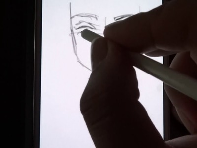 How I sketch Face using Sketchbook