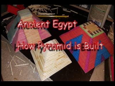 How to build pyramid. matches