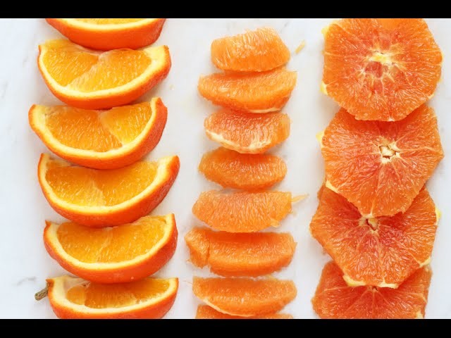 How to Cut an Orange