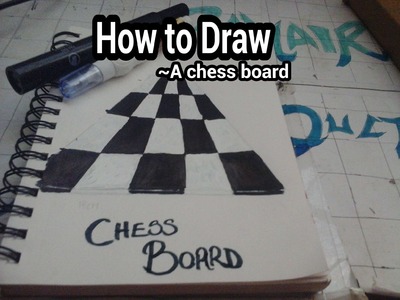 How to Draw- A Chess board (in perspective)