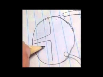 How to Draw a Harry Potter golden snitch