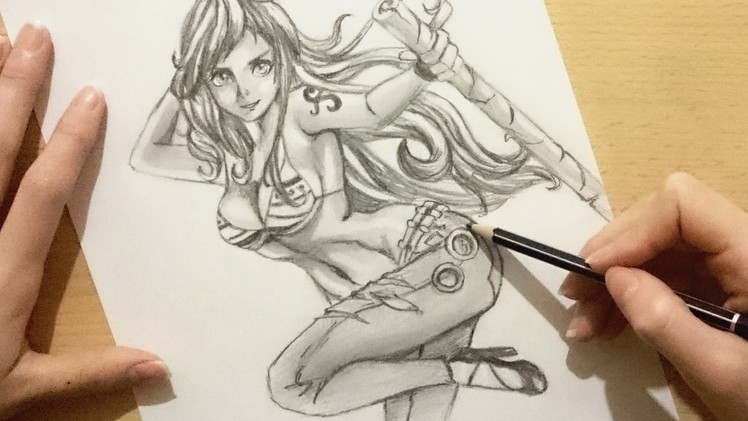 HOW TO DRAW ANIME NAMI- HD