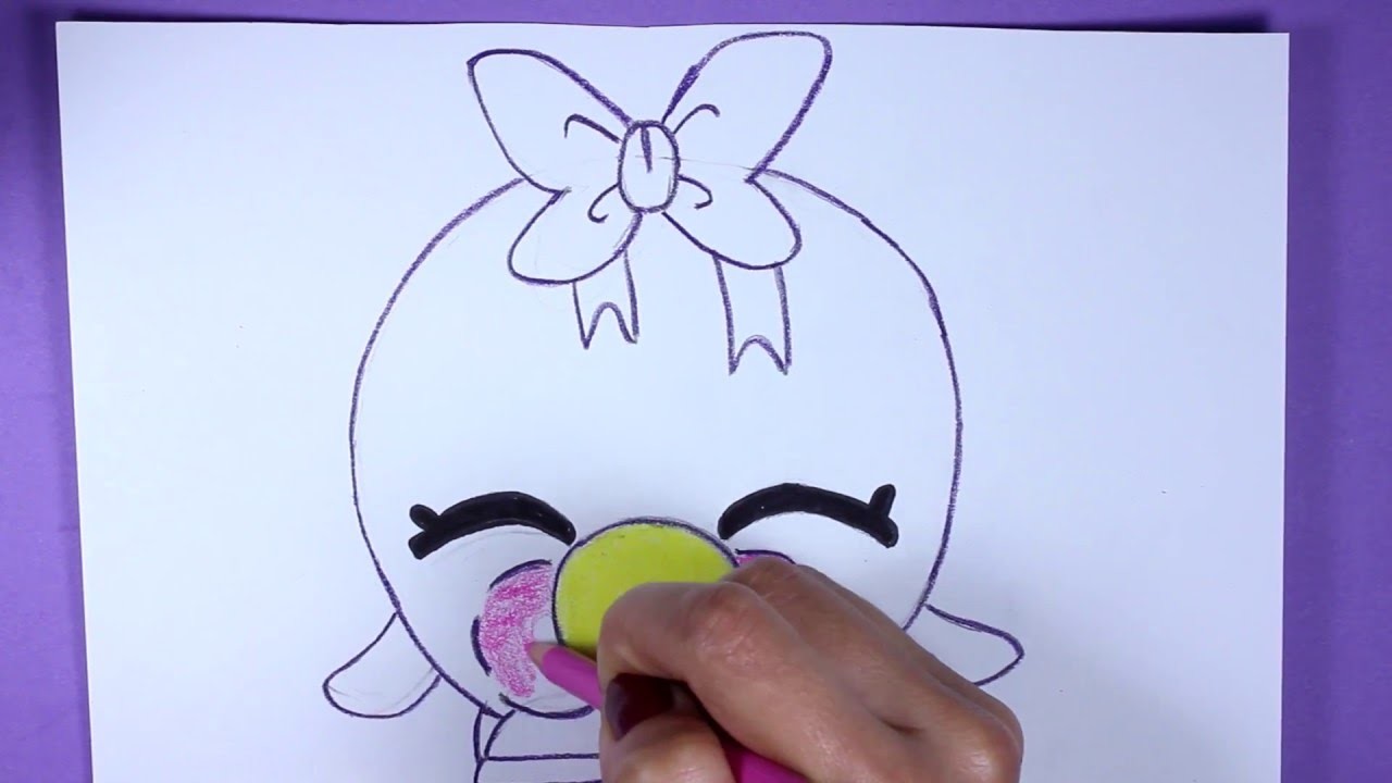 How To Draw Shopkins: Bubbles - Learn How To Draw Season 1 Shopkins, Drawing Shopkins Season 1