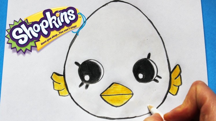 How to Draw Shopkins Season 4 "Eggchic" Petkins | Toy Caboodle