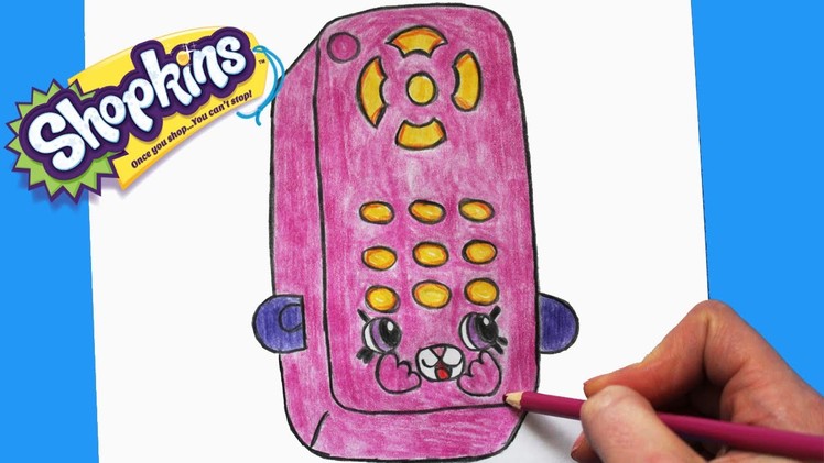 How to Draw Shopkins Season 4 "Rita Remote" Petkins | Toy Caboodle