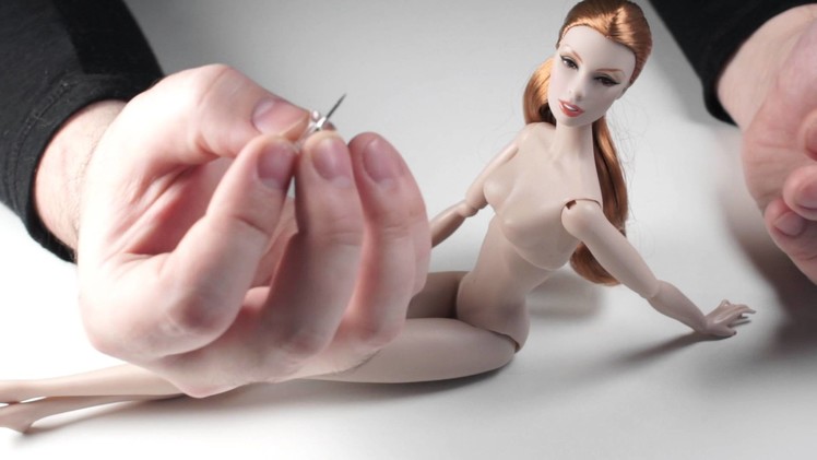 How To Enlarge or Create a Doll's Earring Holes