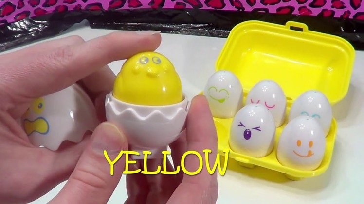 How to entertain baby: Learn Colors with M&M's | Shapes Hide Squeak | Count to 10 Play-Doh Eggs