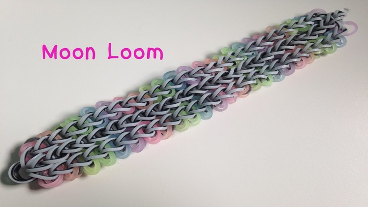How to Loom: Pebble Path bracelet (Moon Loom)