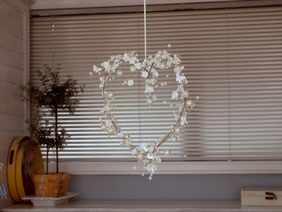 How to make a Bead Garland Heart