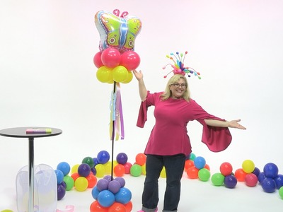 How To Make a Butterfly Cloud 9 Balloon Tower