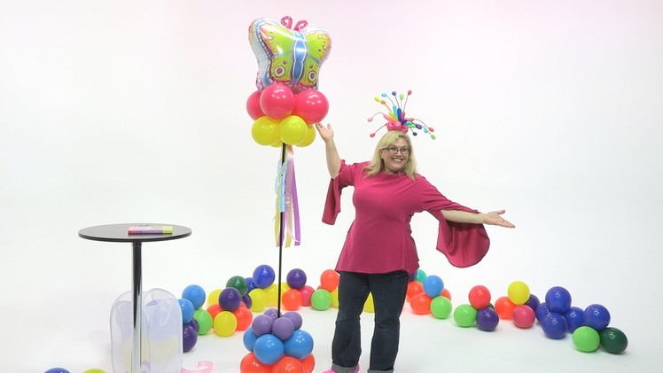 How To Make a Butterfly Cloud 9 Balloon Tower