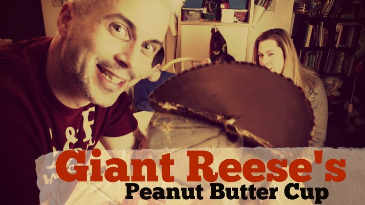 How to make a GIANT Reese’s Peanut Butter Cup!