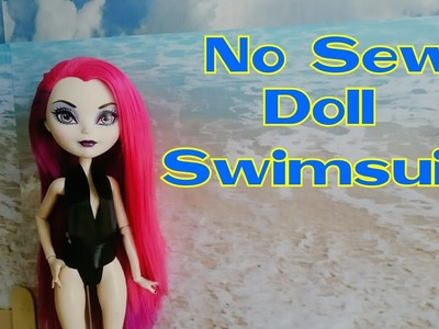 How to make a No Sew doll swimsuit