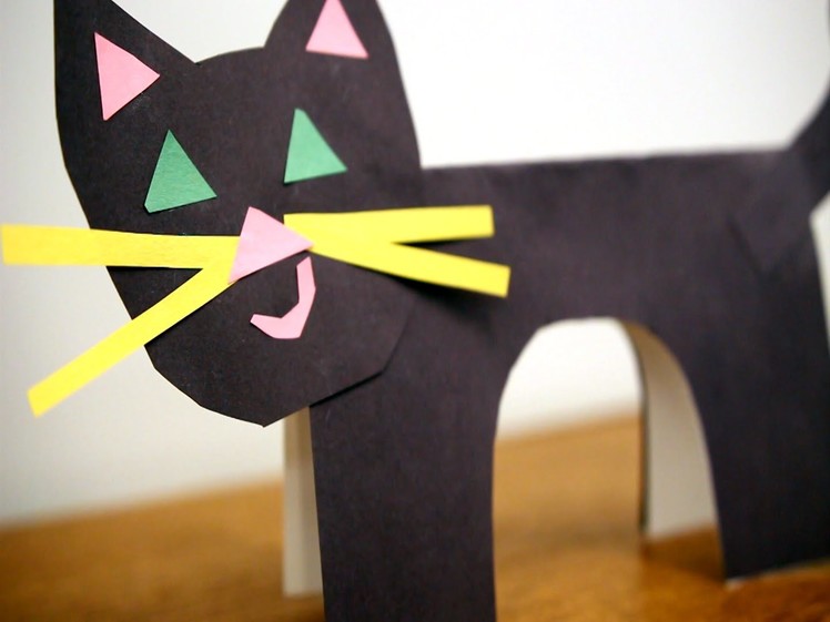How To Make A Paper Cat - Easy Steps for A Cute Black Cat