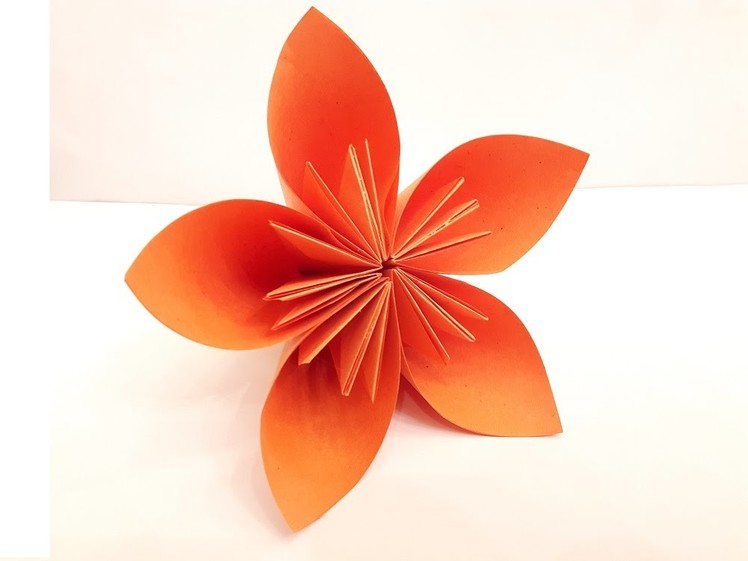 How to make a Paper flower? (easy origami)