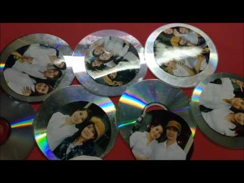 How To Make a Photo Frame Out of Waste CD & Spindle from CD