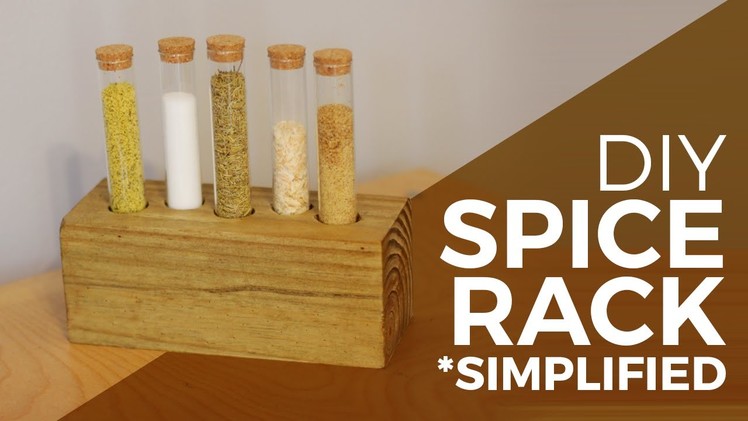 How to make a Spice Rack #2 (Simplified)- DIY