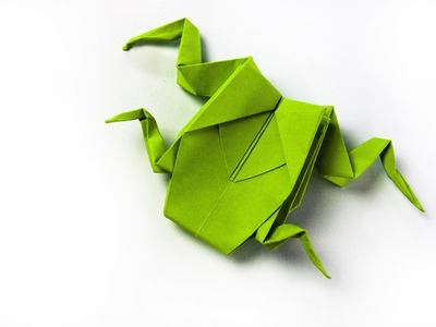 How to make a traditional origami frog