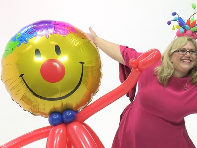 How To Make an Easy Balloon Clown Decoration
