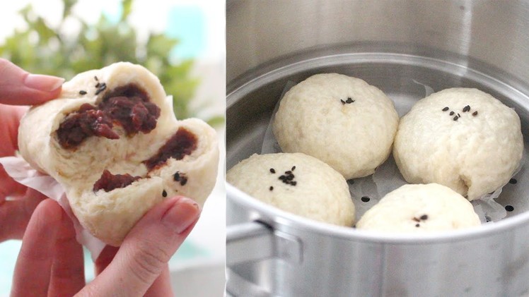 How to Make Anman (Red Bean Paste-Filled Steamed Buns)