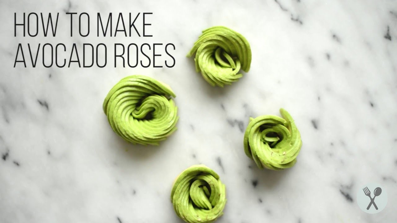 How to Make Avocado Roses