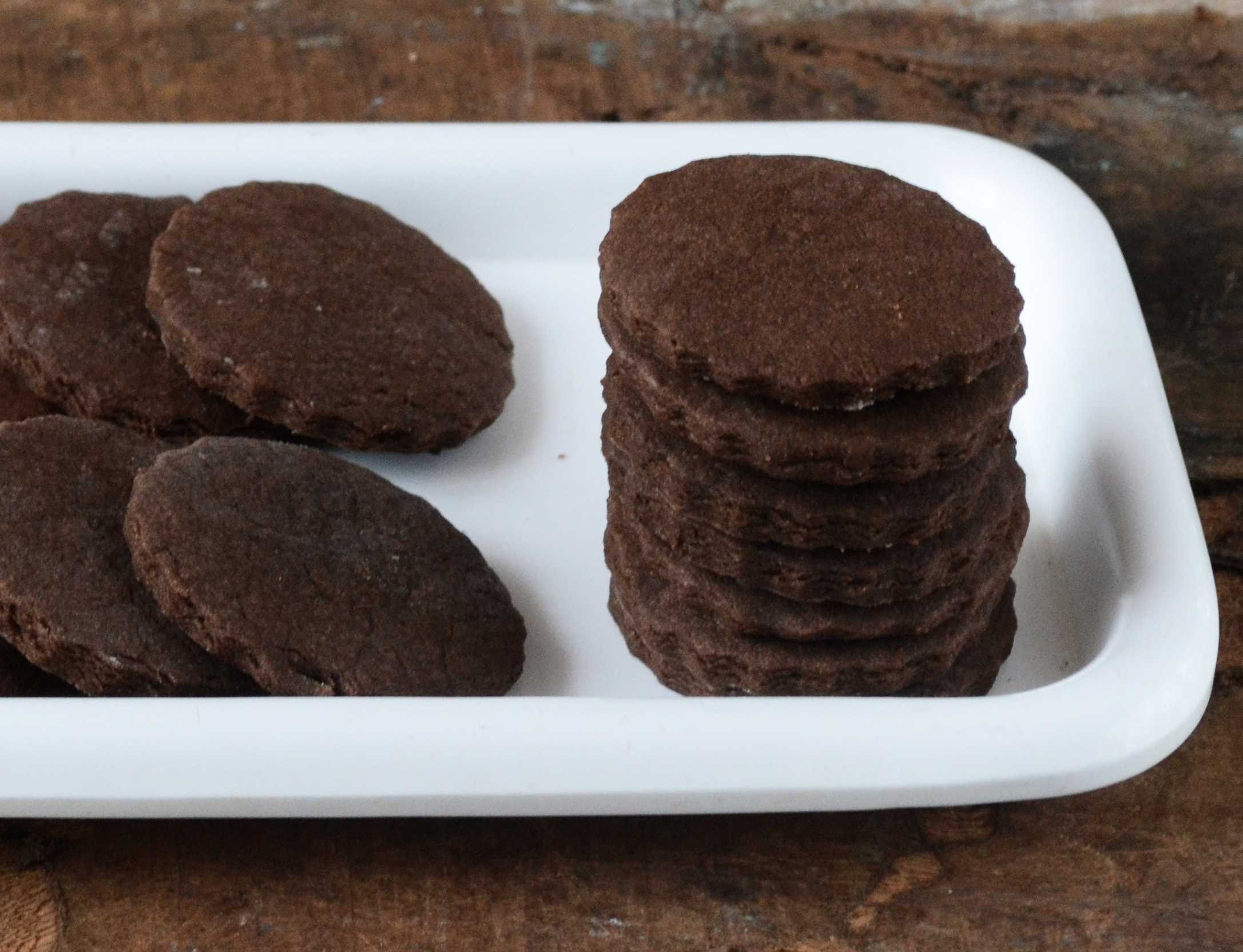 Шоколадное печенье простой рецепт с какао без яиц