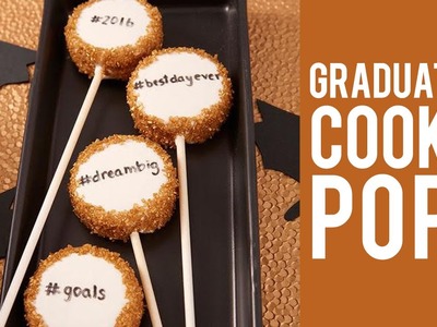 How to Make Graduation Cookie Pops