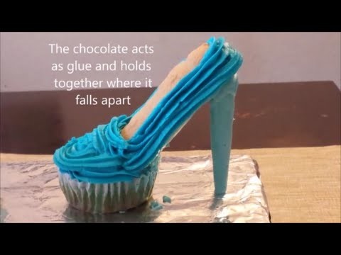 How to make High heel Stiletto cupcakes