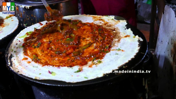 How to Make Masala Cheese Chetne Dosa  | MUMBAI STREET FOOD | 4K VIDEO