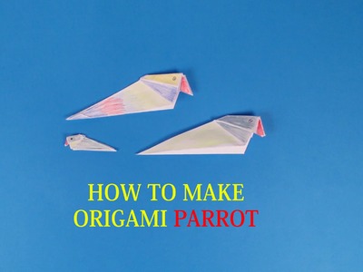 How to make origami Parrot