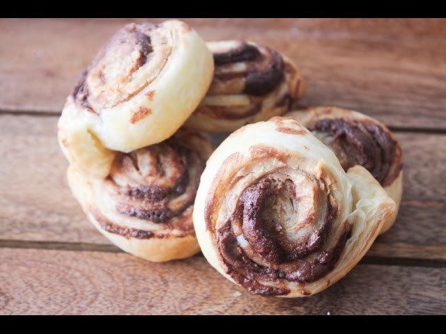 How To Make Peanut Butter And Nutella Pinwheels - By One Kitchen Episode 431