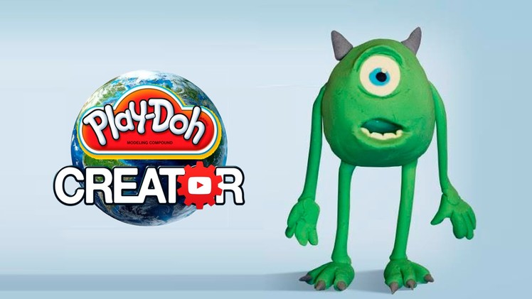 How to make Playdoh Mike Vazovsky [Monsters Inc. Disney Pixar]
