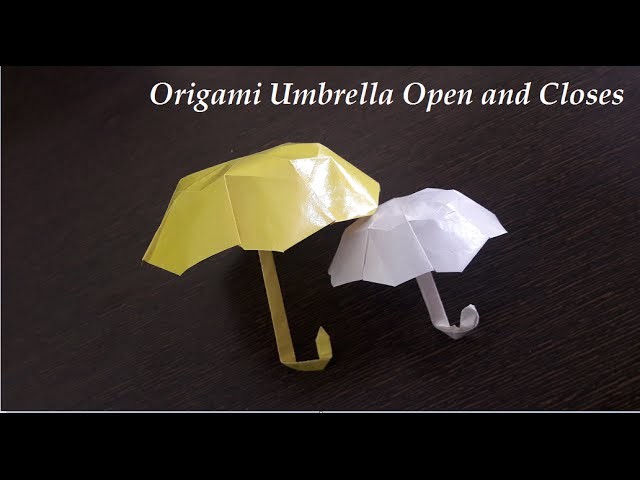 How to : Paper Umbrella Origami