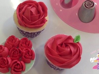 How to Pipe Buttercream Roses