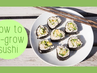 How to Re-Grow Sushi & Planting Seeds. EPISODE #2. GREEN&HUNGRY