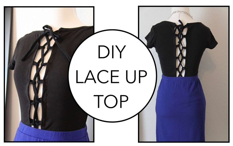 How to sew a Lace Up Shirt