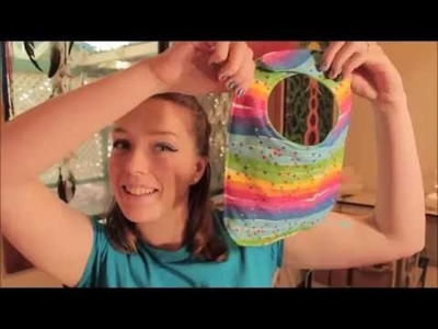 How to Sew. Make a Baby Bib | FREE Pattern Easy Beginners Sewing Tutorial | Twizzlez