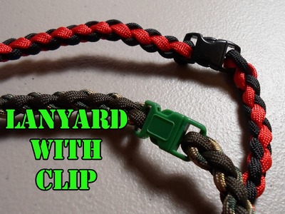 Rock Paracord - How to make a Lanyard with clip