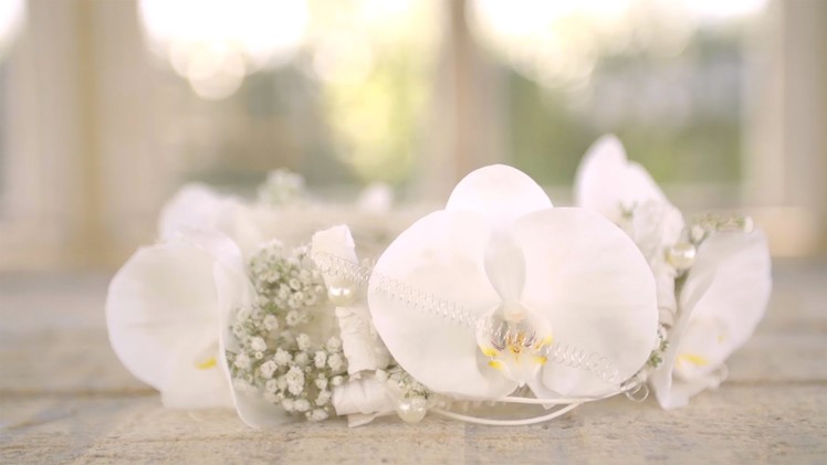 Classic Wedding Headpiece | Flower Factor How To | Powered by Ichtus Flowers