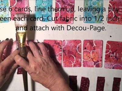 Gel Press Accordian Book How-To