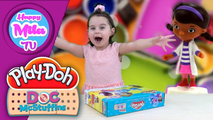 HappyMilaTV #85 | How To Sculpt Play-Doh Doc Mcstuffins Doc's Clinic