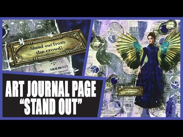 How to: Art Journal Page - Stand Out