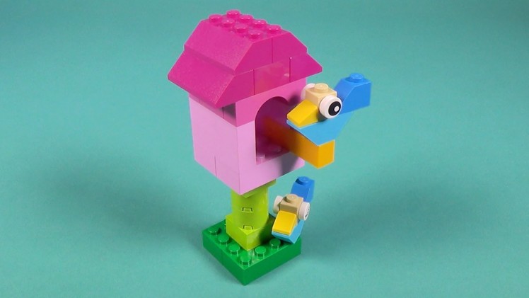 How to Build a Lego Birdhouse - Lego Birdhouse Build Tutorial - Lego Classic 10694 (2015)