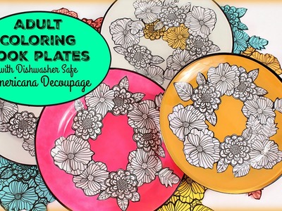 HOW TO: Coloring Book Plates