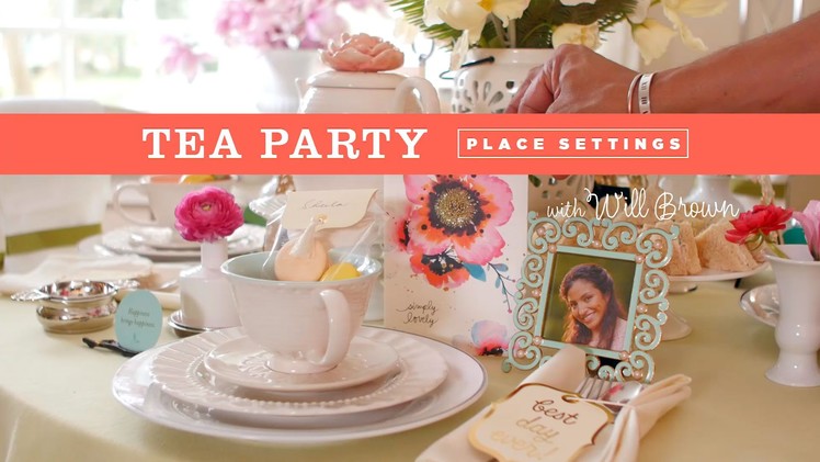 How to: Creative place setting for a tea party