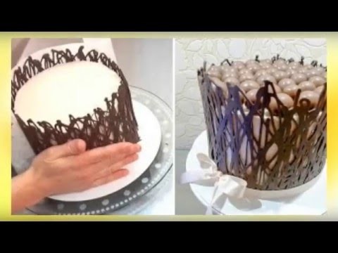 How to Decorate a Cake With Chocolate Shavings