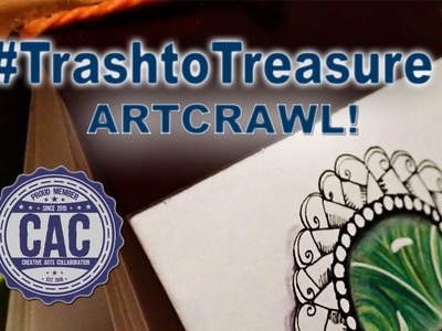How to Draw a Doodle Gem Tutorial  Trash to Treasure Art Crawl