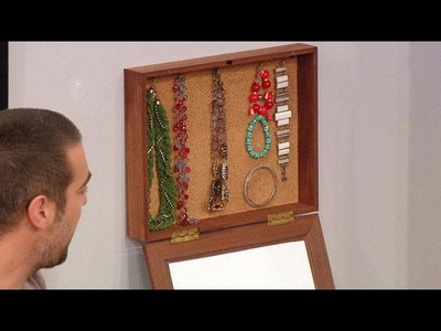 How to Easily Make Your Own Hanging Jewelry Box Picture Frame