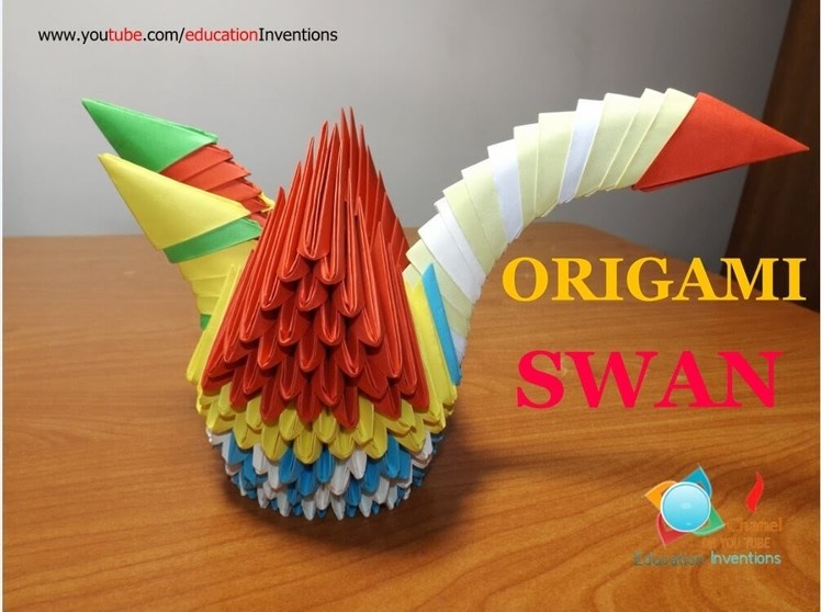 How to make a 3D Origami Swan- step by step