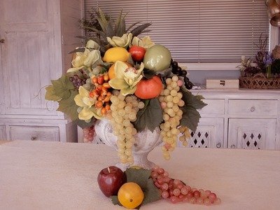 How to Make a Fruit Floristry Arrangement for a Banquet Table